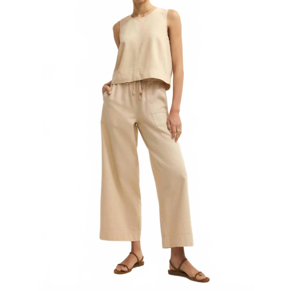 NEW Z SUPPLY sun seeker twill tank top in parchment